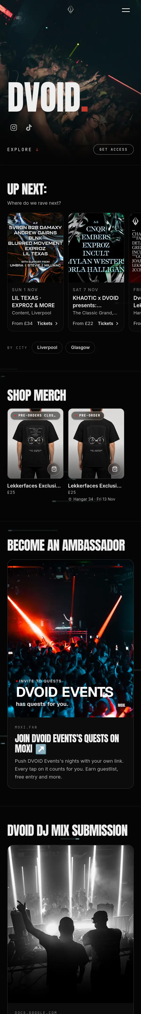 DVOID's Moxi page